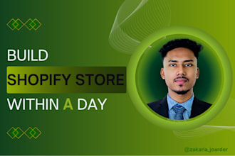 build shopify store for one product, fashion, beauty, skin care and dropshipping