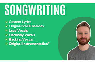 write and sing vocals on your song