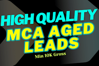high quality aged mca leads