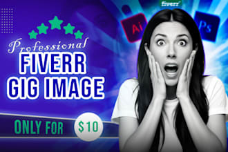 do eye catching custom thumbnails for fiverr success