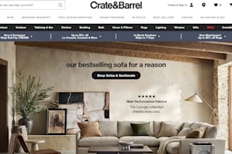 design luxury furniture shopify store home decor furniture dropshipping website