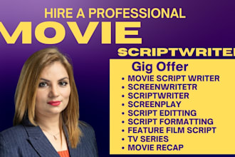 do movie scriptwriting, screenplay, screenwriting, scriptplay, youtube script