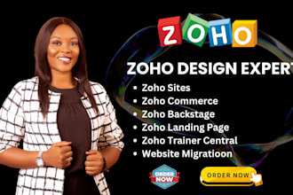 zoho sites, zoho commerce, zoho salesiq, zoho landing page, zoho crm