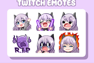 design emotes for your stream static or animated