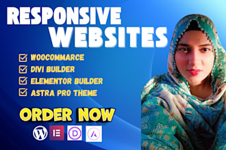 design or redesign wordpress website with divi, astra pro, elementor pro
