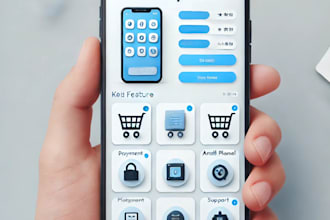 create ecommerce flutter android, ios, web application for you