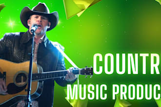 produce your demo into commercial pop, country music, rock song