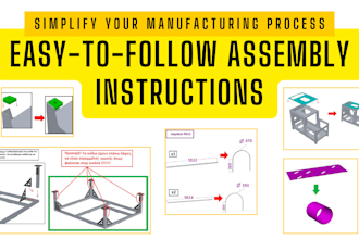 create assembly instruction drawings