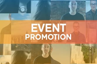 expertly promote and market your eventbrite, conference, webinar or event