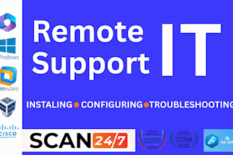 provide remote IT support, windows server, microsoft 365 help