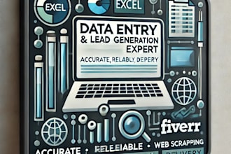 accurate data entry lead generation expert excel, CRM data mining
