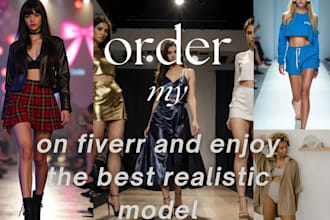 be your agency marketing clothing model creator ai photorealistic fashion model
