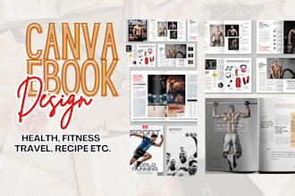 do your documents canva health fitness ebook medical book, lead magnet, workbook