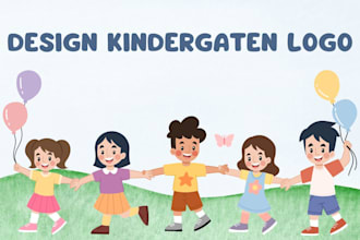 design kindergarten logo for you
