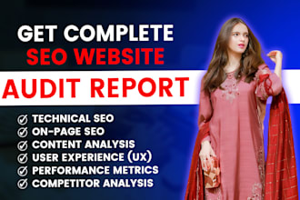 make website audit report to fix technical SEO errors and performance issues