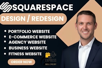 build squarespace website redesign squarespace ecommerce agency fitness website