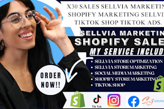 x15 sales on high ticket sellvia marketing shopify marketing tiktok shop sellvia