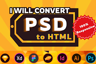 design and redesign figma to html, psd to react js or ai website