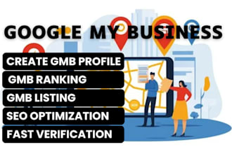 create a verified google my business profile for local SEO gmb ranking