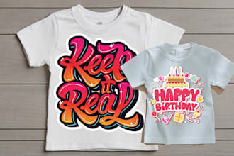 typography t shirt design, bootleg, anime, and bulk t shirt design with mockup