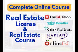 do ce shop, real estate license, real estate courses and continuing education
