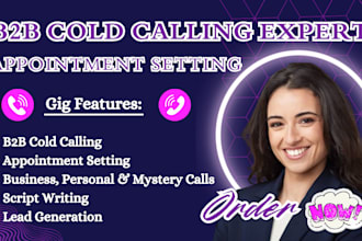do b2b cold calling real estate appointment setting telemarketing phone calls