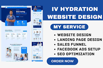 build iv hydration website iv therapy website medical website iv hydration leads