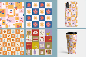 design beautiful geometric seamless pattern