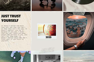 custom vision board to achieve your goals