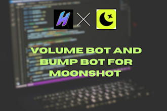 do volume bot, market maker, holder, bundler bot for moonshot sunpump pumpfun