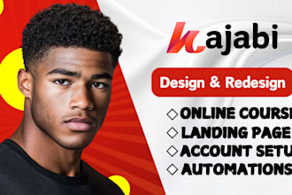 setup online course community on vonza teachable kajabi podia expert