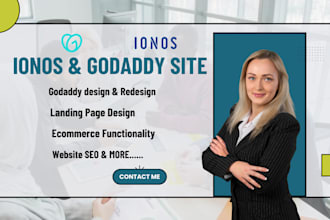 ionos website design godaddy website redesign godaddy website design ionos site