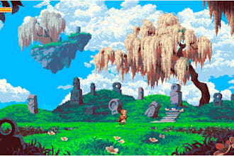 develop a functional 2d video game in unity or godot