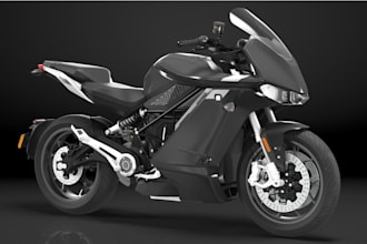 remodel 3d motorbike, cgi bike model, racing bike, bike body kits, ue5 animation