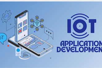 develop a smart iot mobile app for android and ios devices