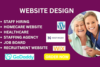 do home care website, healthcare, staffing agency, job list, recruitment website
