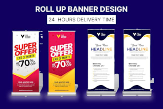 design roll up banner, retractable, sign, billboard  banner,
