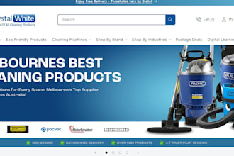 build sleek cleaning supplies shopify store cleaning product website