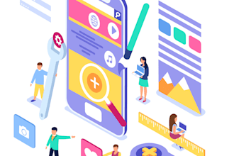 develop a professional android app with firebase and clean UI