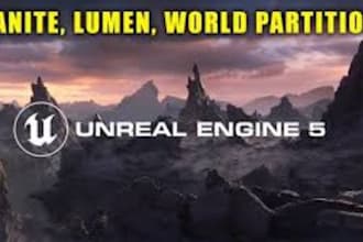 make a unreal engine 5 map with nanite and lumen