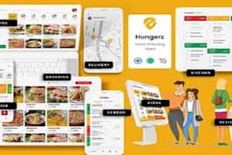 develop food delivery app, grocery app, zomato clone, nfc in restaurant