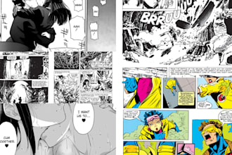 draw anime manga art nsfw manga comic manga page storyboard manga artist