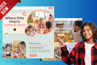design a website for your preschool nusery daycare kindergarten website