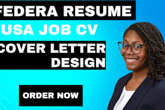 provide federal resume writing for military and veterans