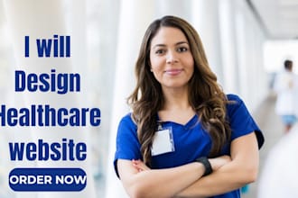 design healthcare website  medical website clinic website hospital website