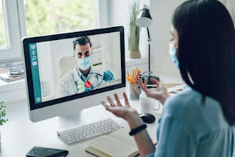 develop healthcare app, telemedicine app, website for both android and ios