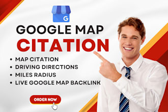 40,000 google map citation backlinks for local SEO and gmb ranking, maps listing
