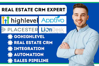 setup gohighlevel placester apptivo agent crm follow up boss liondesk automation