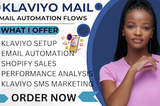 setup klaviyo email marketing mail chimp klaviyo flows for your shopify sales