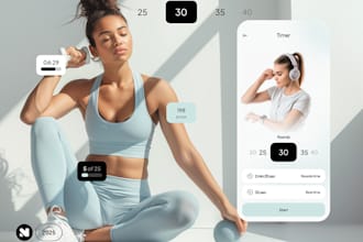 develop health and fitness app, work out app, gym app, nutrition wellness app,